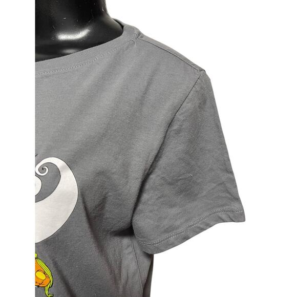 Large Disney The Nightmare Before Christmas Youth Tshirt Gray Tim Burton - Picture 5 of 11